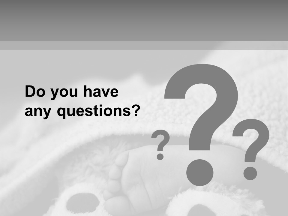 Sleep Foot Dream PowerPoint Template