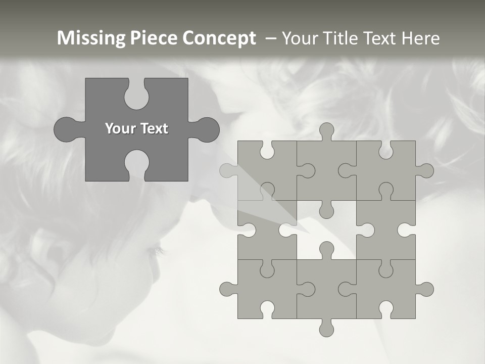 Connection Child Childhood PowerPoint Template