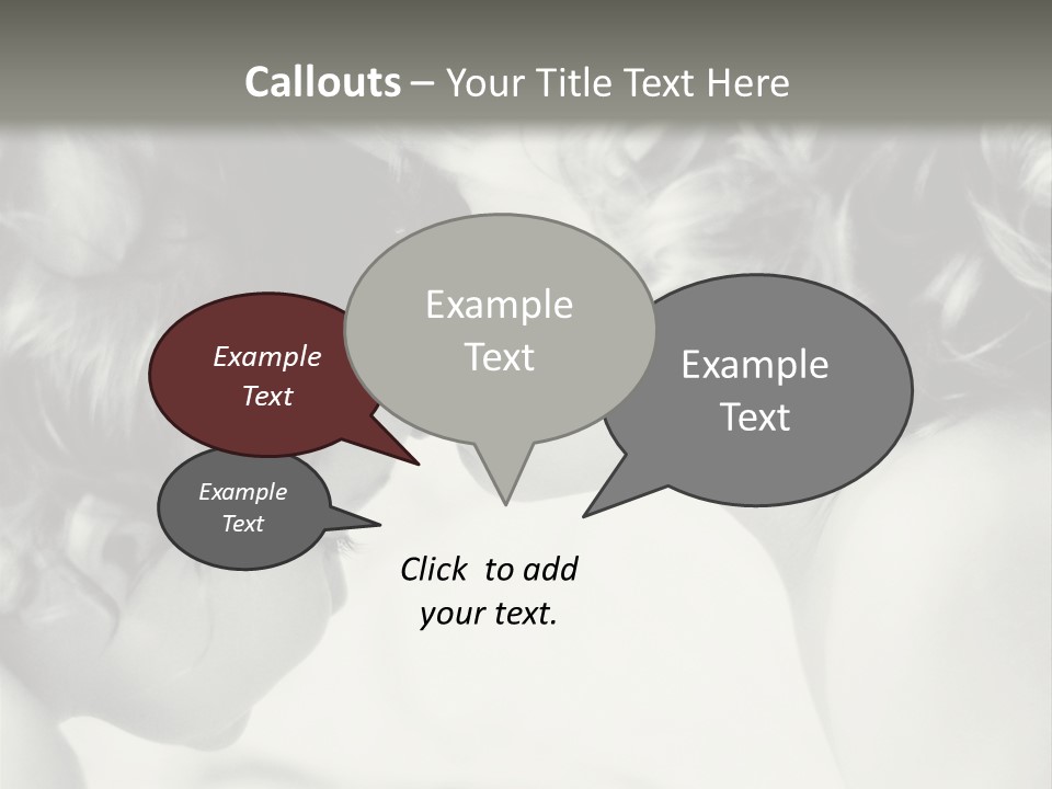 Connection Child Childhood PowerPoint Template