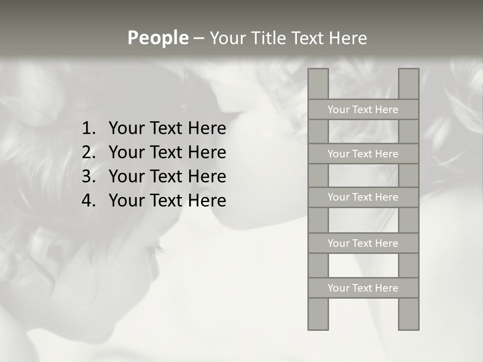 Connection Child Childhood PowerPoint Template