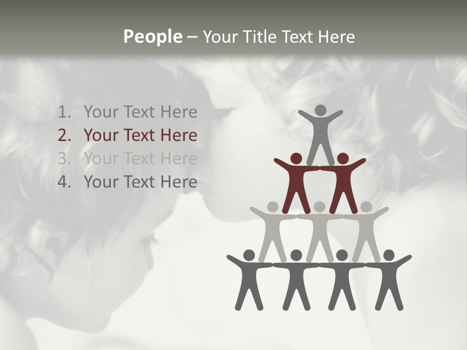 Connection Child Childhood PowerPoint Template