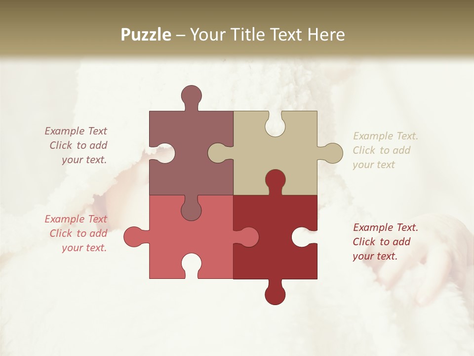 Innocence Little Piercing PowerPoint Template