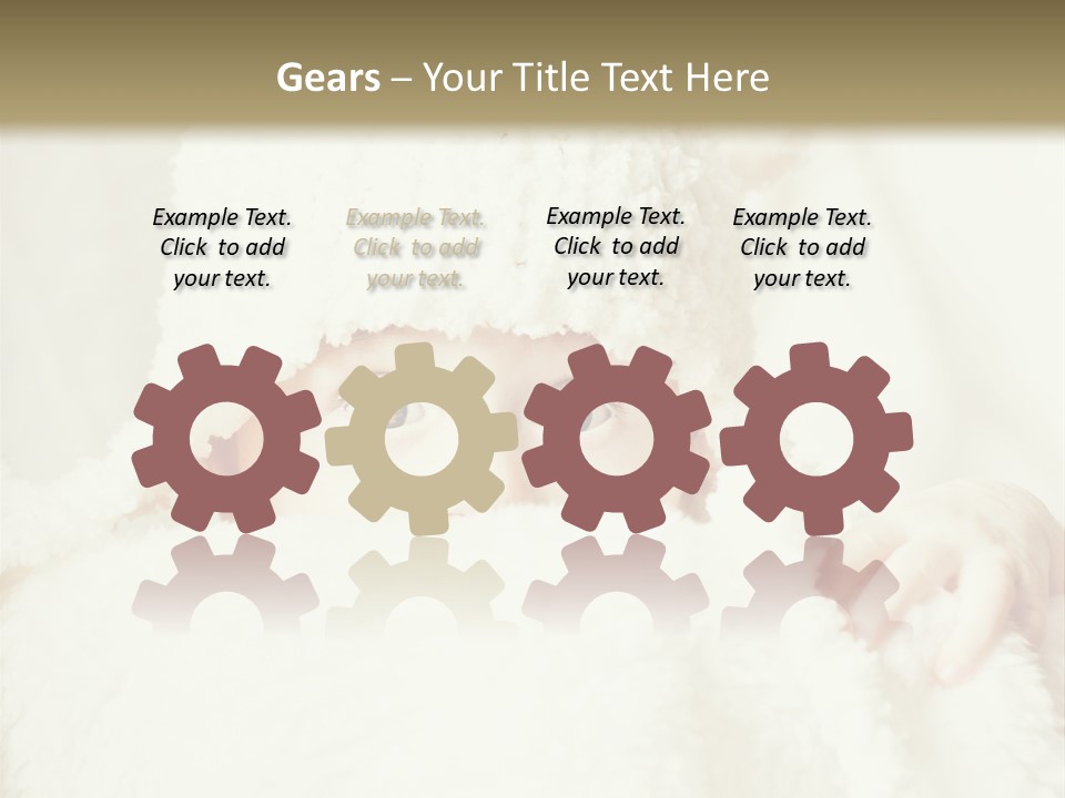 Innocence Little Piercing PowerPoint Template