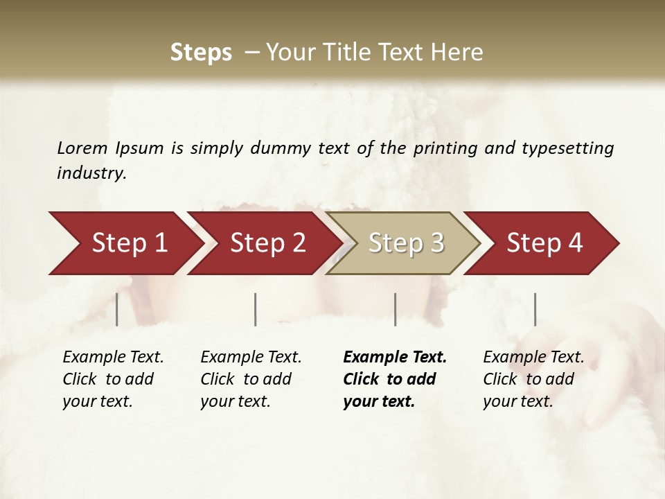 Innocence Little Piercing PowerPoint Template