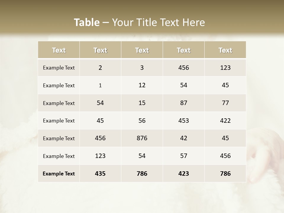 Innocence Little Piercing PowerPoint Template