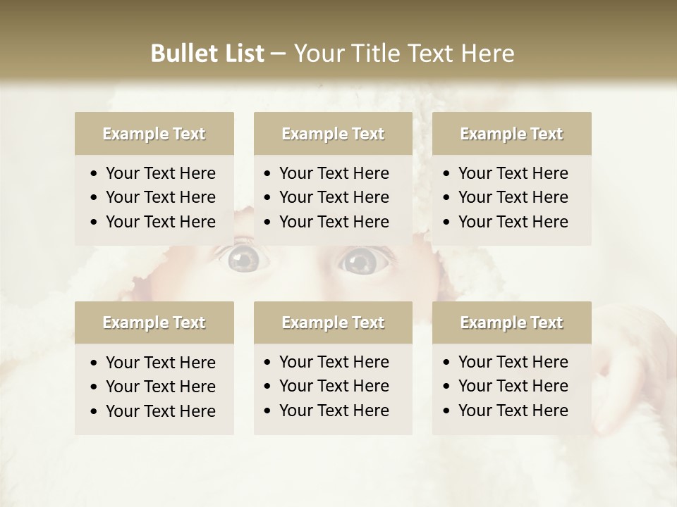 Innocence Little Piercing PowerPoint Template