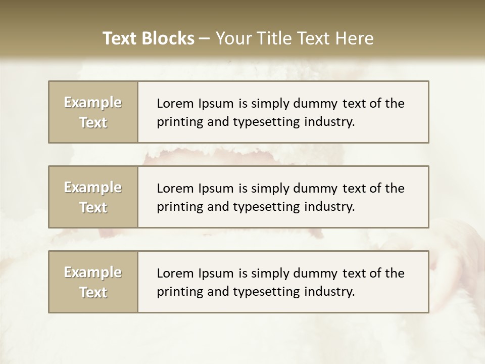 Innocence Little Piercing PowerPoint Template