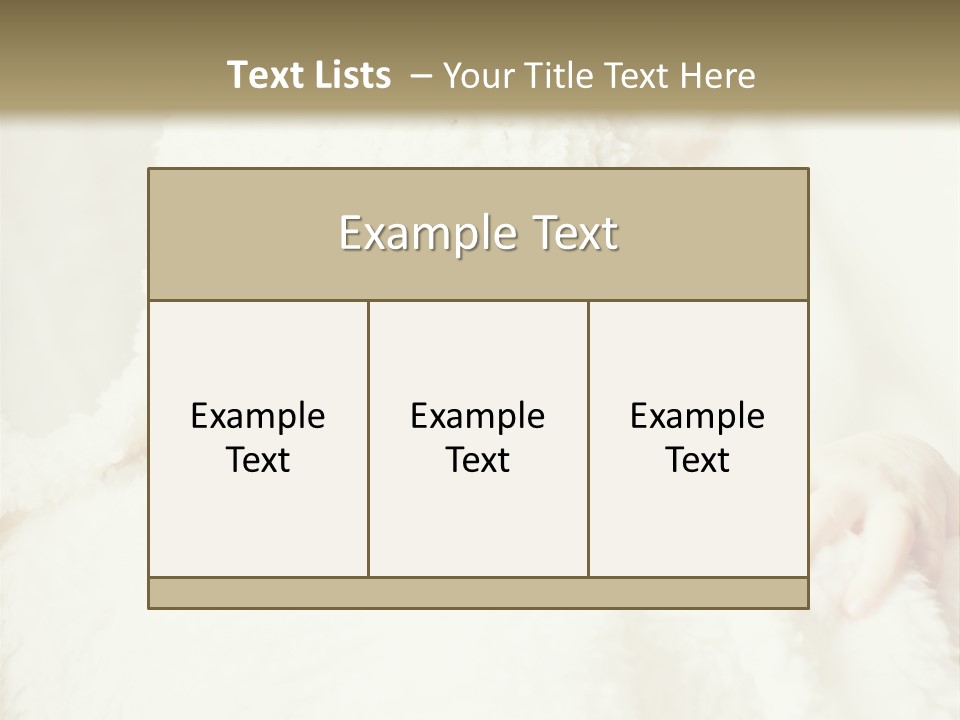 Innocence Little Piercing PowerPoint Template