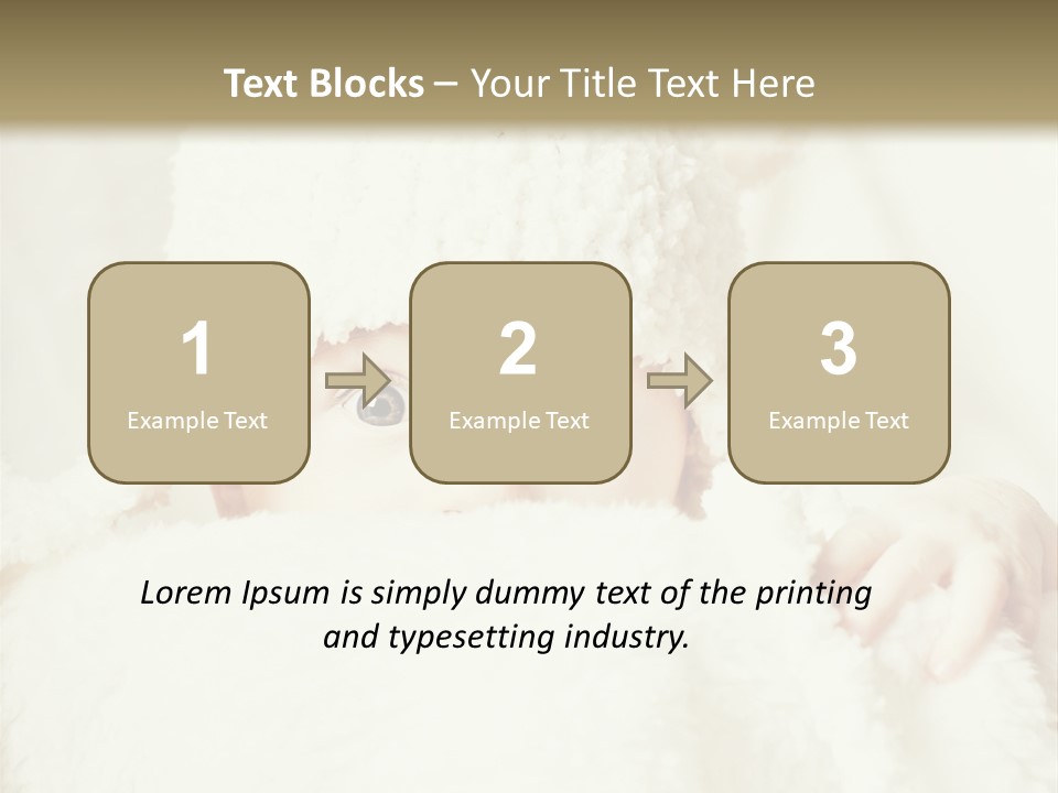 Innocence Little Piercing PowerPoint Template