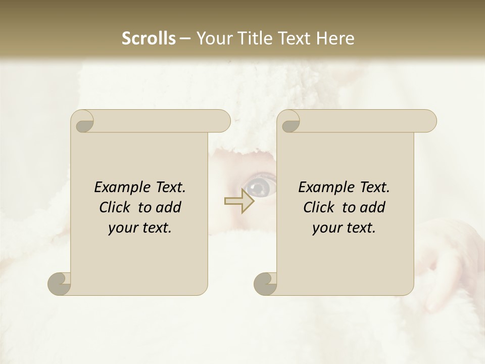 Innocence Little Piercing PowerPoint Template