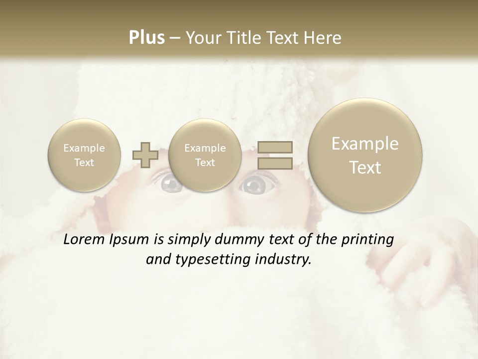 Innocence Little Piercing PowerPoint Template