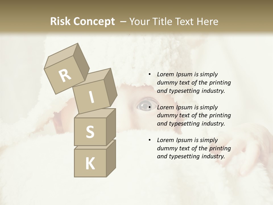 Innocence Little Piercing PowerPoint Template