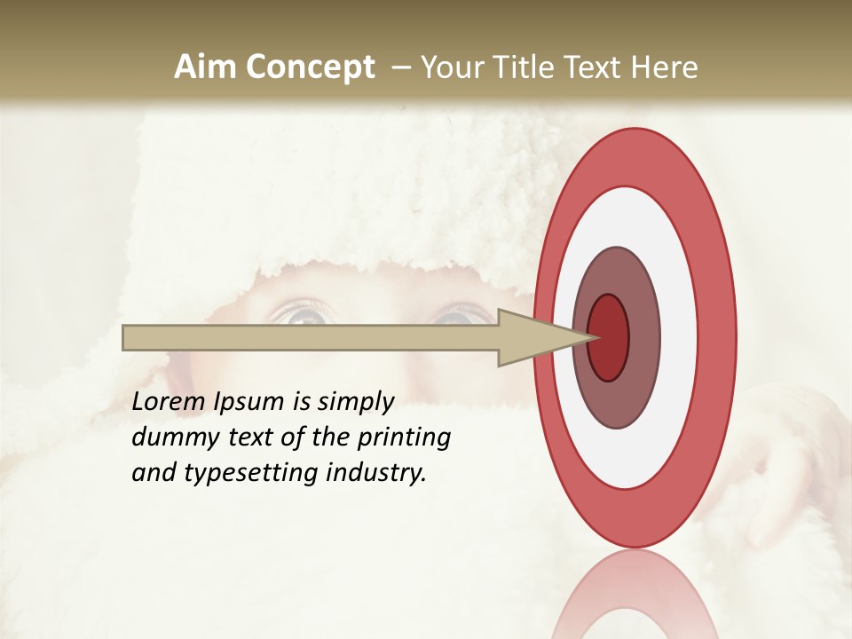 Innocence Little Piercing PowerPoint Template