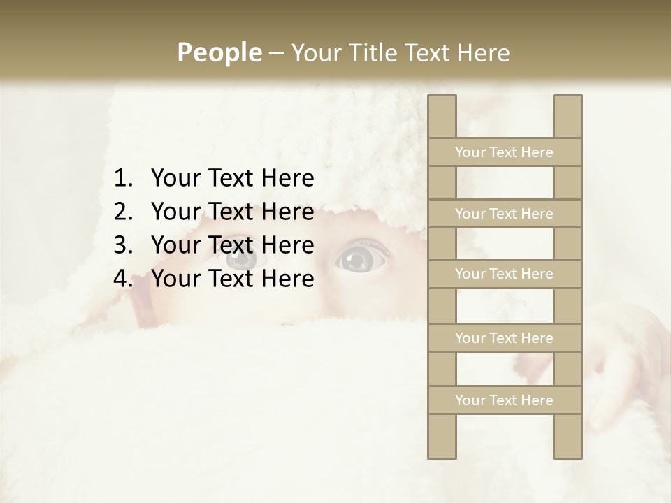 Innocence Little Piercing PowerPoint Template