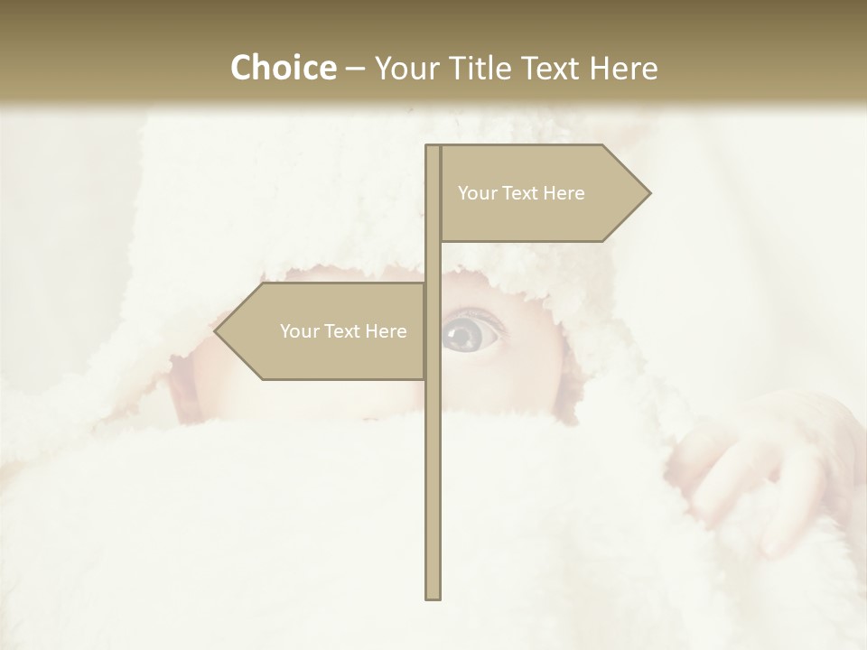 Innocence Little Piercing PowerPoint Template