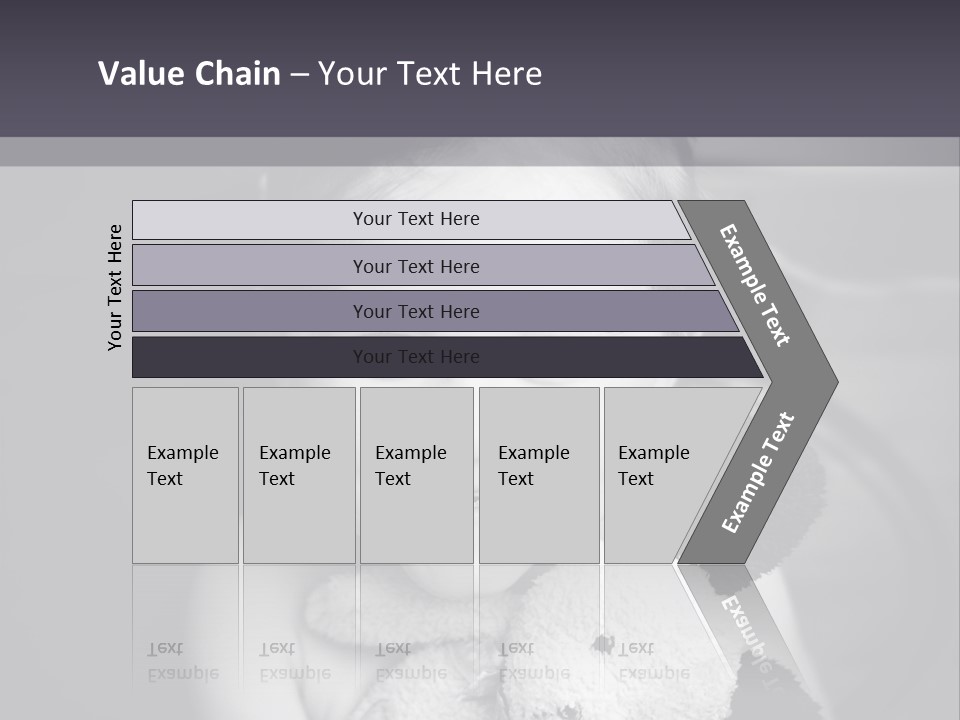 Black And White Child Smiling PowerPoint Template