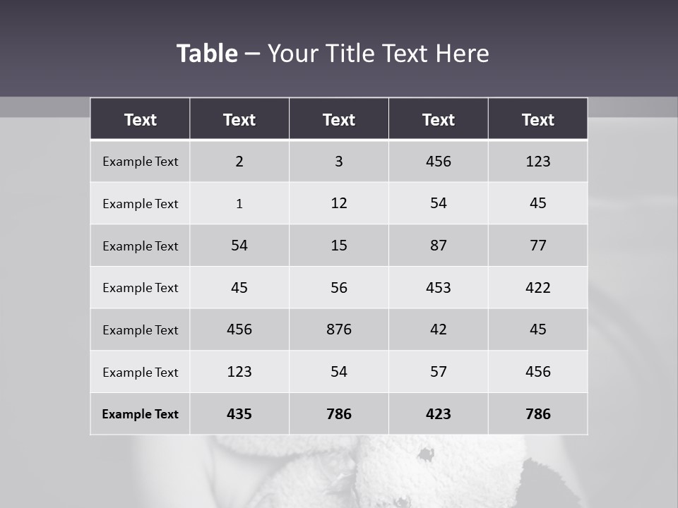 Black And White Child Smiling PowerPoint Template