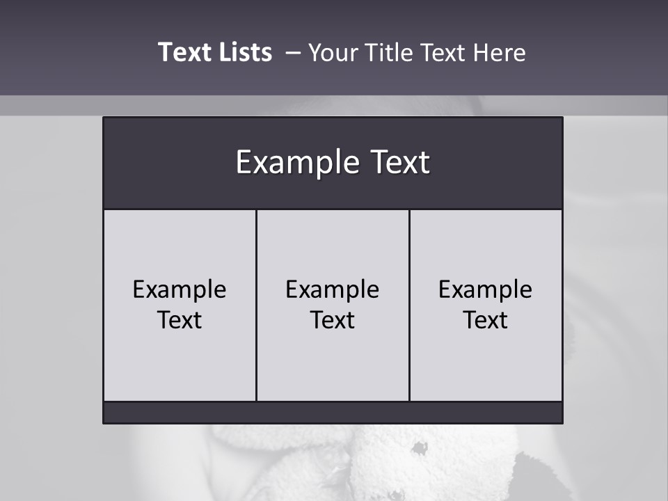 Black And White Child Smiling PowerPoint Template