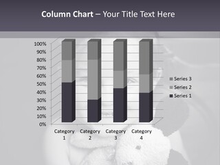 Black And White Child Smiling PowerPoint Template