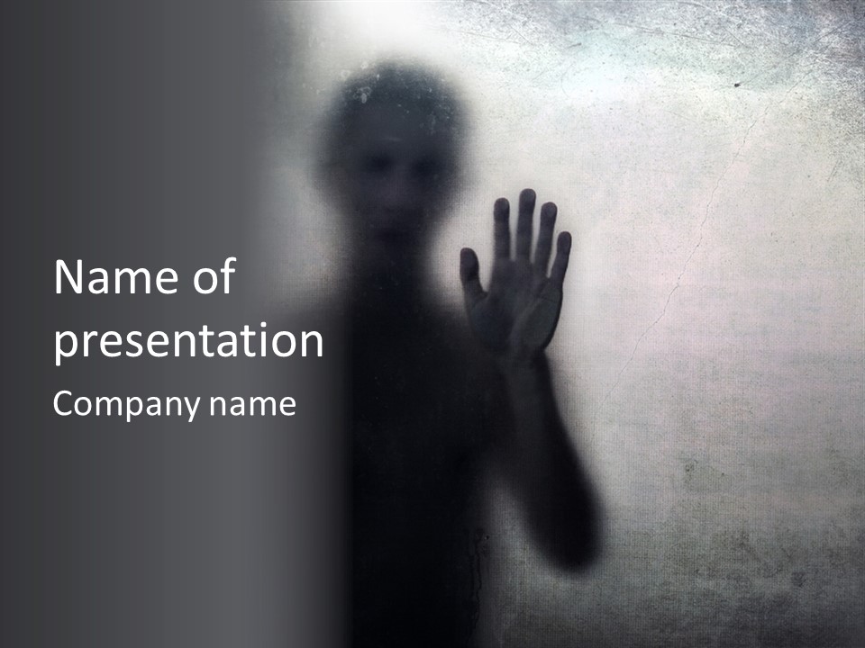 Ghost Silhouette Memory PowerPoint Template