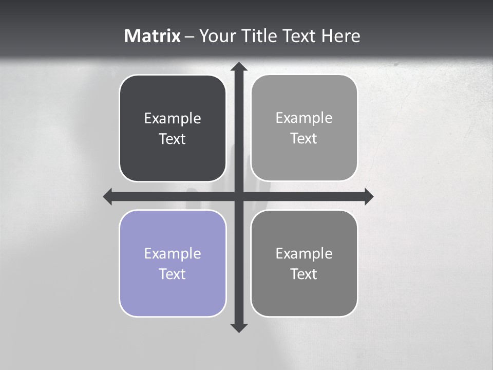 Ghost Silhouette Memory PowerPoint Template