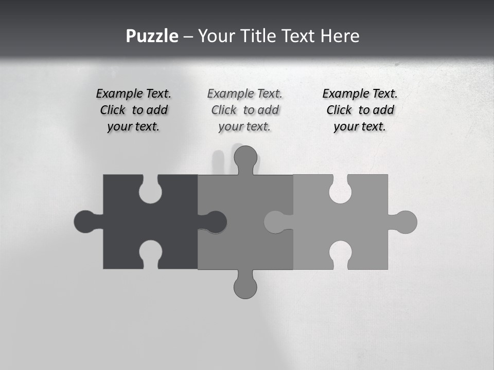 Ghost Silhouette Memory PowerPoint Template