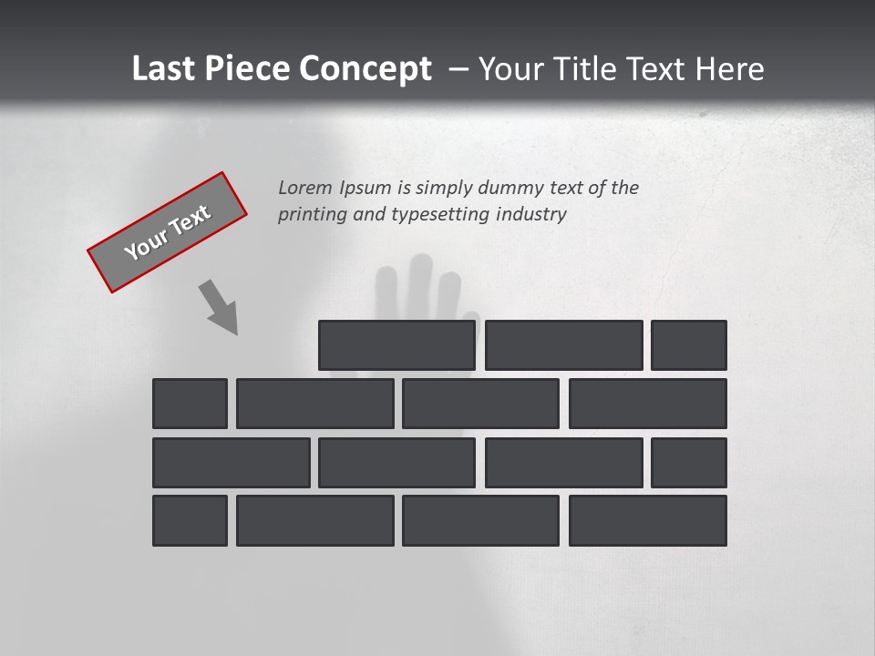 Ghost Silhouette Memory PowerPoint Template