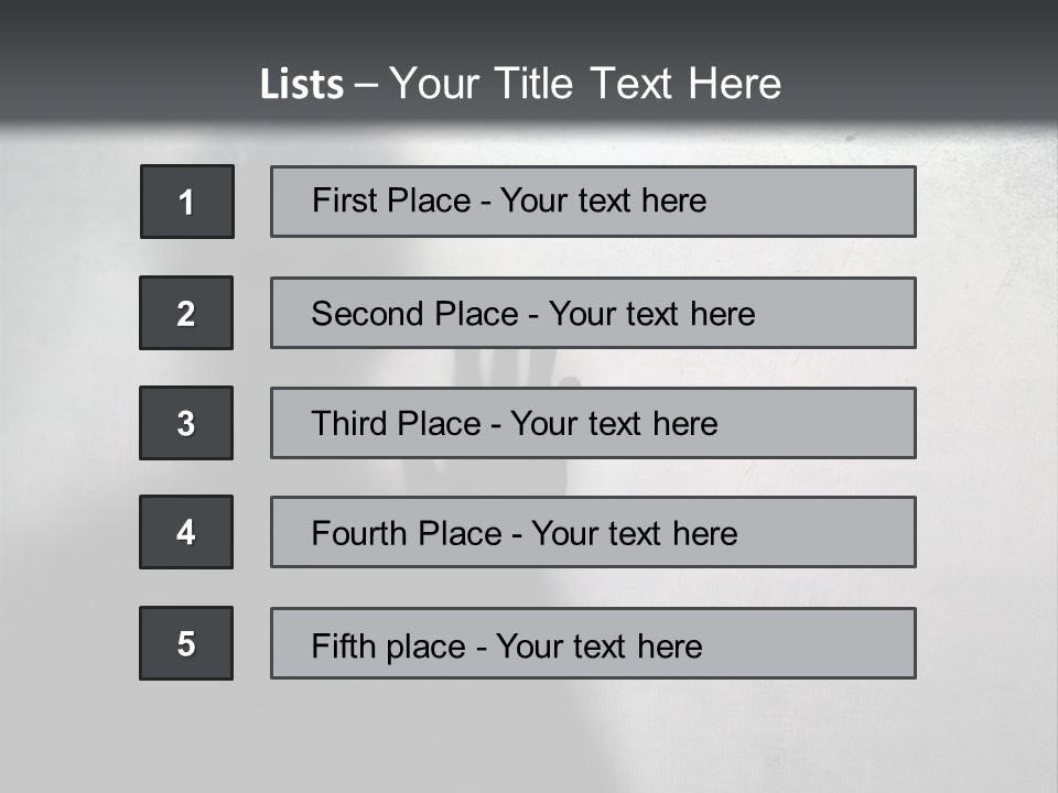 Ghost Silhouette Memory PowerPoint Template
