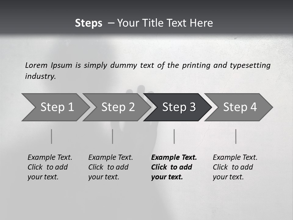 Ghost Silhouette Memory PowerPoint Template