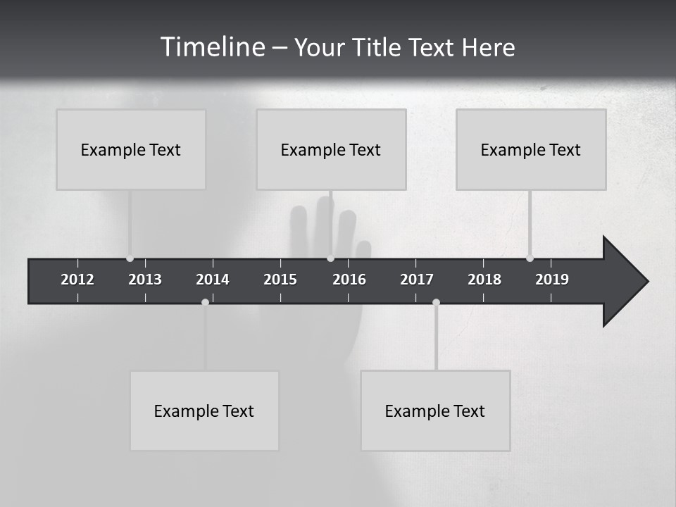 Ghost Silhouette Memory PowerPoint Template