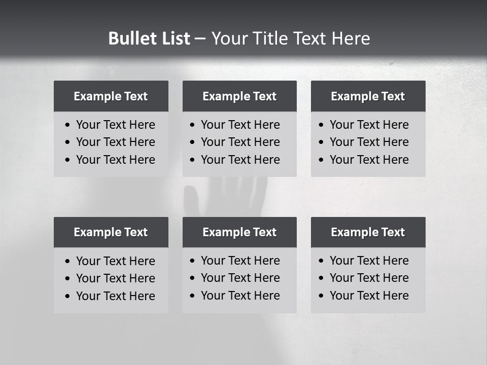 Ghost Silhouette Memory PowerPoint Template