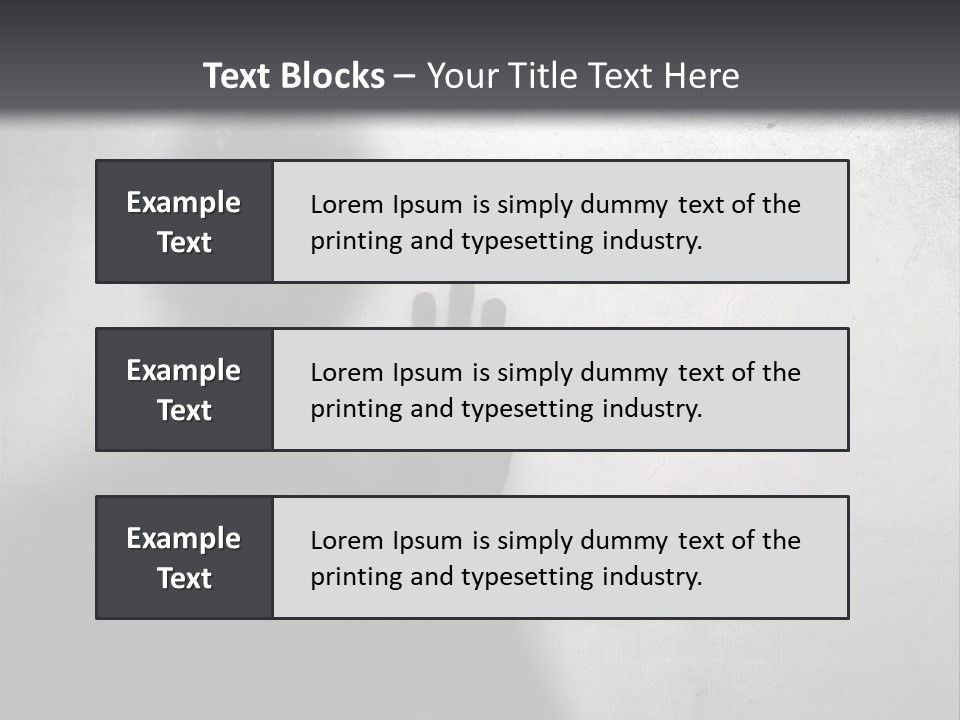 Ghost Silhouette Memory PowerPoint Template