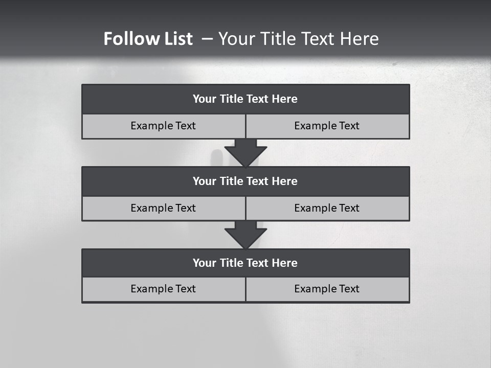 Ghost Silhouette Memory PowerPoint Template
