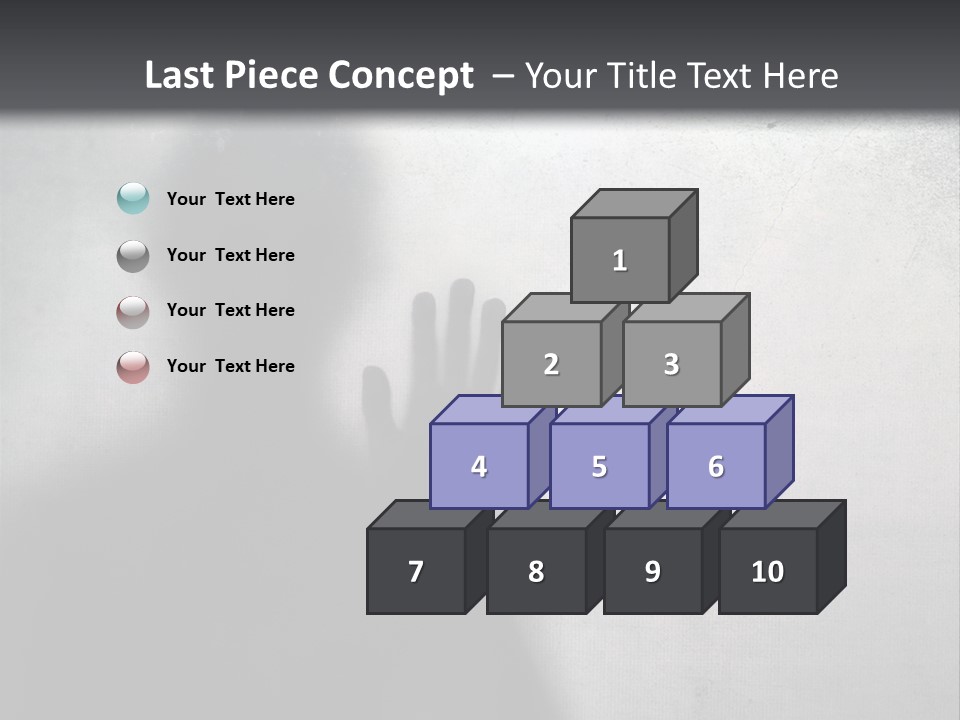 Ghost Silhouette Memory PowerPoint Template