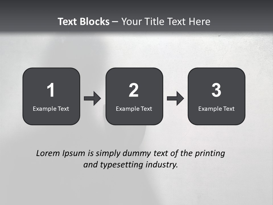 Ghost Silhouette Memory PowerPoint Template