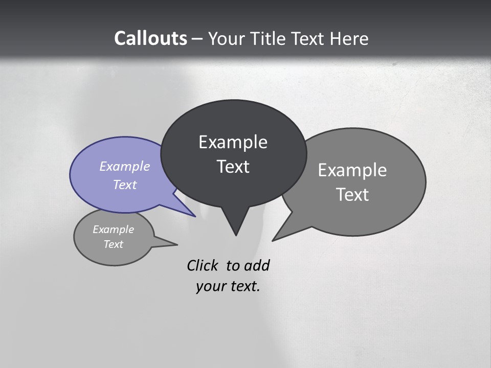 Ghost Silhouette Memory PowerPoint Template