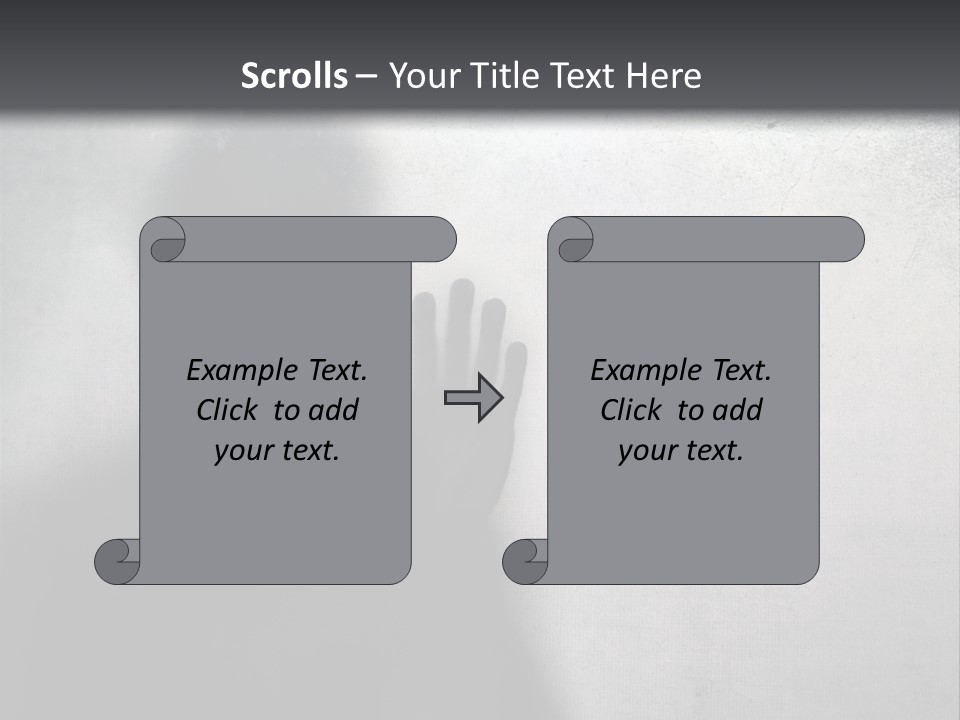 Ghost Silhouette Memory PowerPoint Template