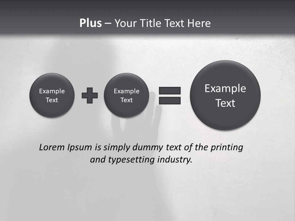 Ghost Silhouette Memory PowerPoint Template