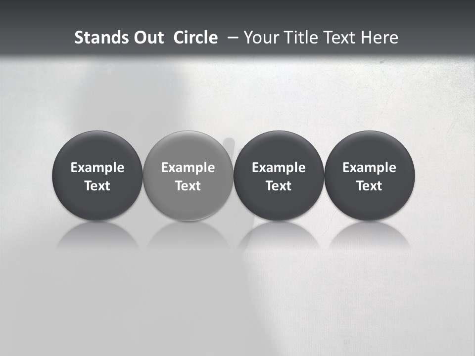 Ghost Silhouette Memory PowerPoint Template