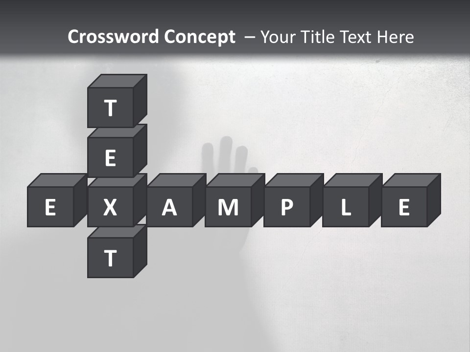 Ghost Silhouette Memory PowerPoint Template