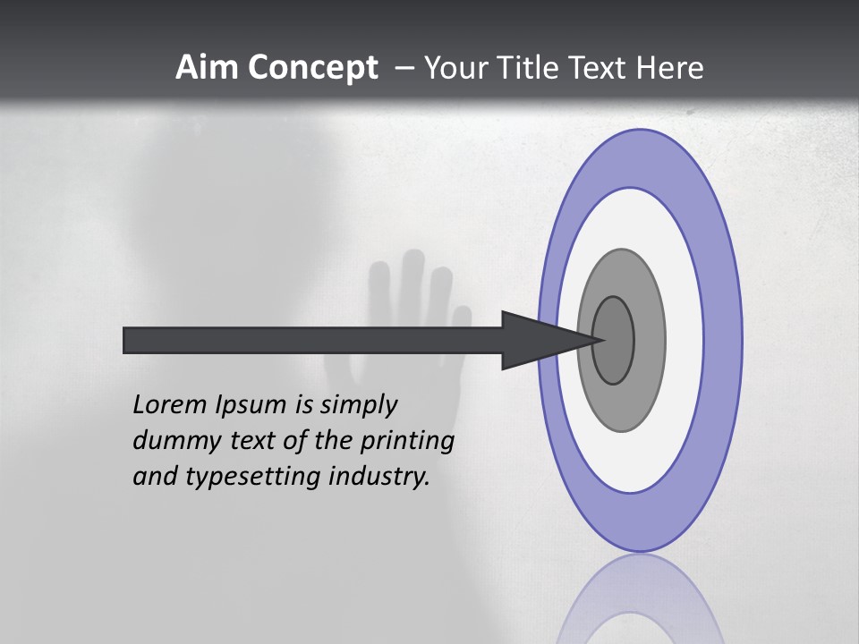 Ghost Silhouette Memory PowerPoint Template