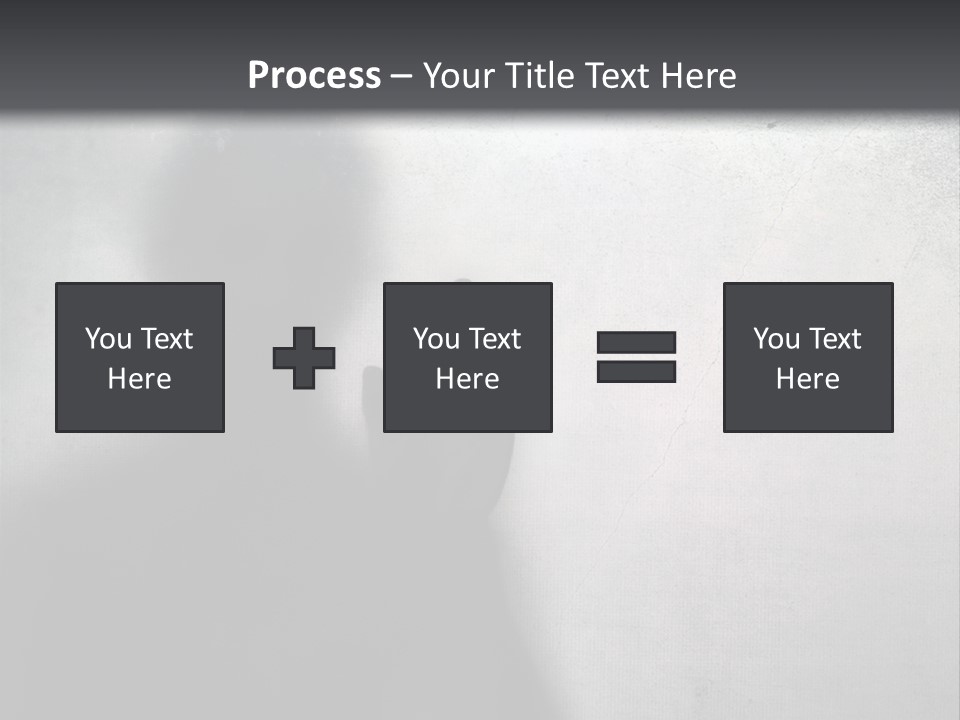 Ghost Silhouette Memory PowerPoint Template