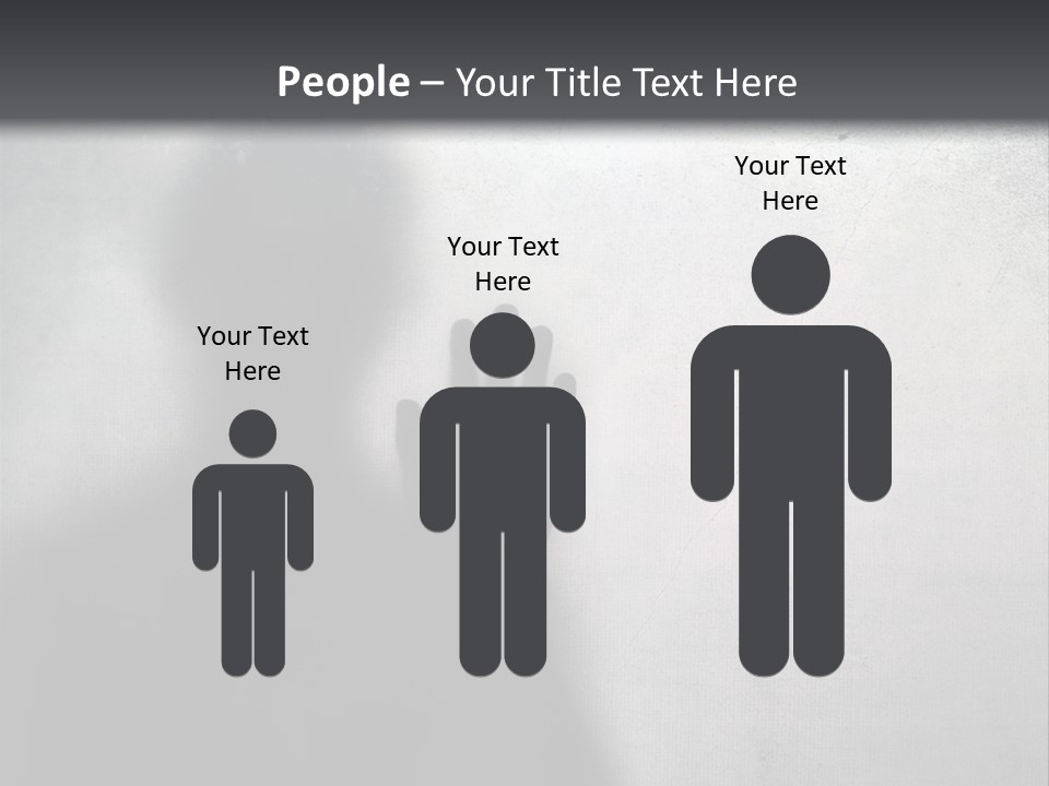 Ghost Silhouette Memory PowerPoint Template