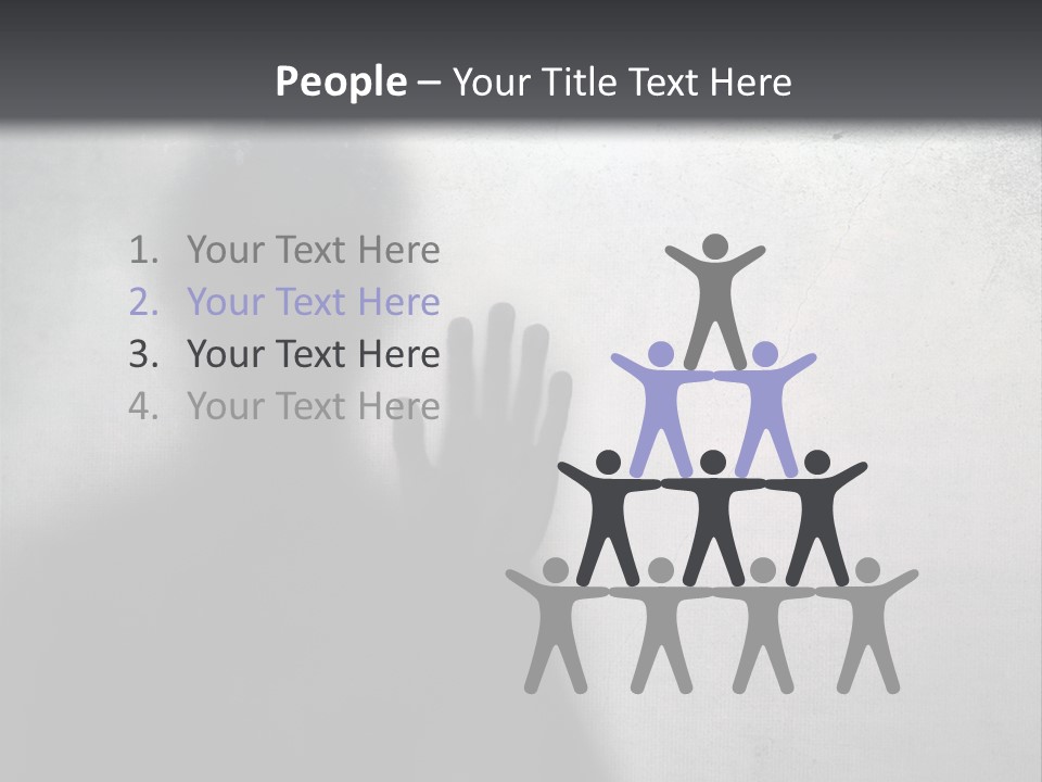 Ghost Silhouette Memory PowerPoint Template