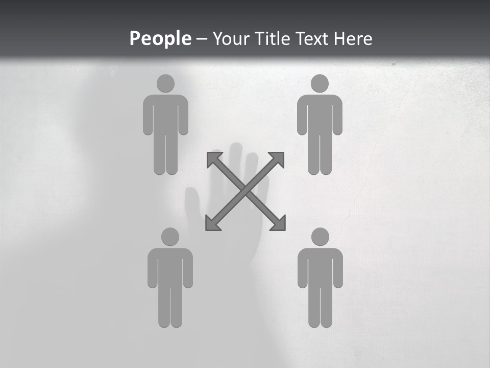 Ghost Silhouette Memory PowerPoint Template