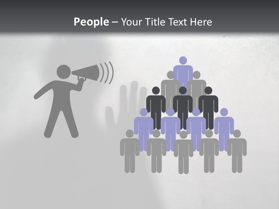 Ghost Silhouette Memory PowerPoint Template