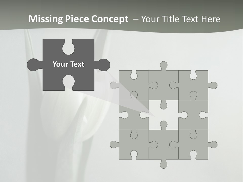 Pure Green Tulip PowerPoint Template