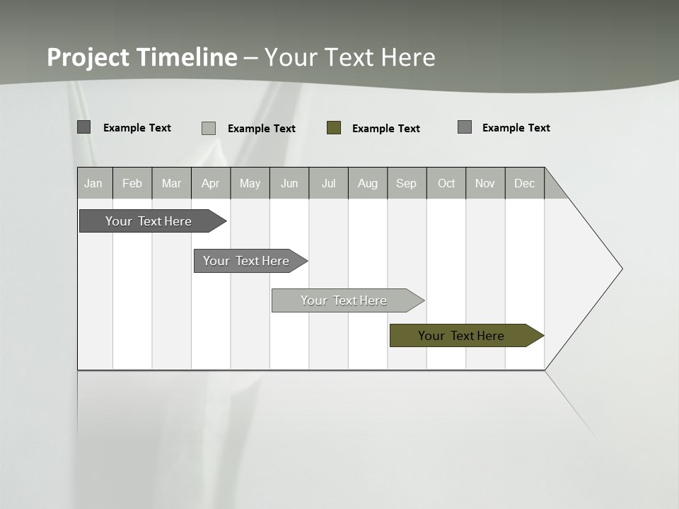 Pure Green Tulip PowerPoint Template