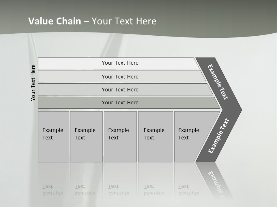 Pure Green Tulip PowerPoint Template
