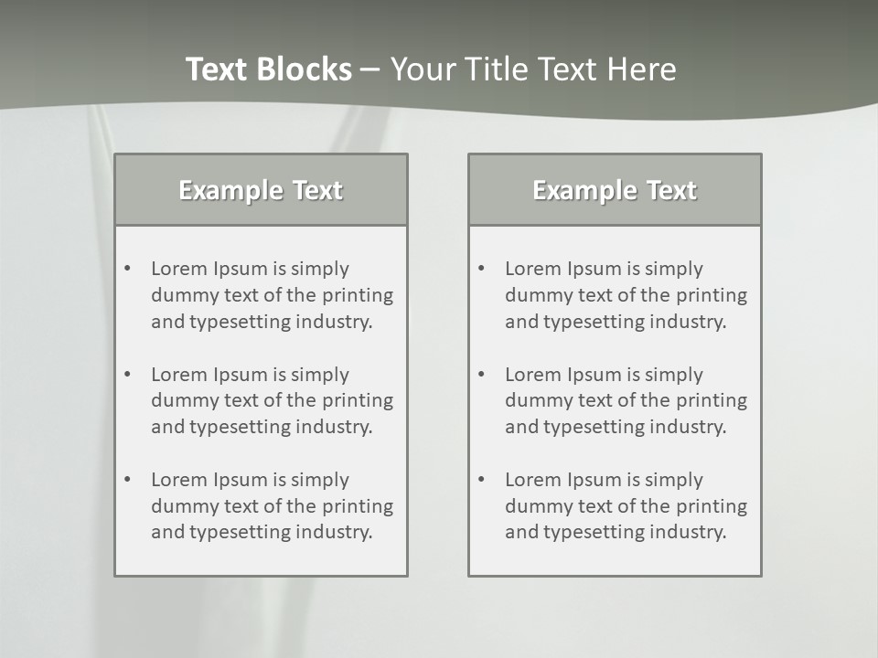 Pure Green Tulip PowerPoint Template